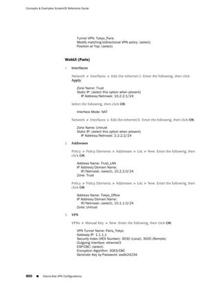ScreenOS 6.1 Concepts & Examples