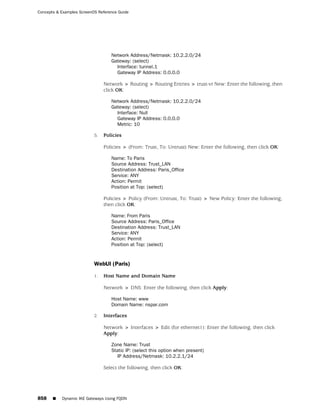 ScreenOS 6.1 Concepts & Examples