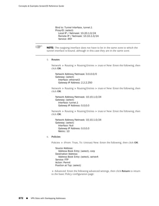 ScreenOS 6.1 Concepts & Examples
