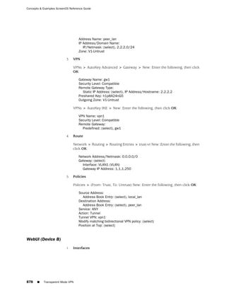 ScreenOS 6.1 Concepts & Examples