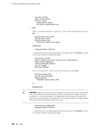 ScreenOS 6.1 Concepts & Examples