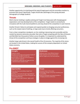 Target Case Study | PDF