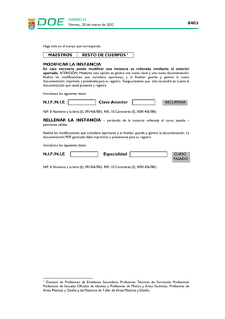 NÚMERO 63
               Viernes, 30 de marzo de 2012         6453




                                     A N E X O IV
                                       ANEXO I V

                          COMISIÓN DE BAREMACIÓN


Presidente: D. Rosendo Espinosa Calvo.
Vocales:
       D. Francisco José Galán Cisneros.
       Dª. Mª. Carmen Morales Domínguez.
       D. Francisco Javier González García.
       D. Óscar Calderón Domínguez.
       Dª. María Luisa Guerrero Martínez.

Secretario: D. Víctor Macías Díaz.
.
 