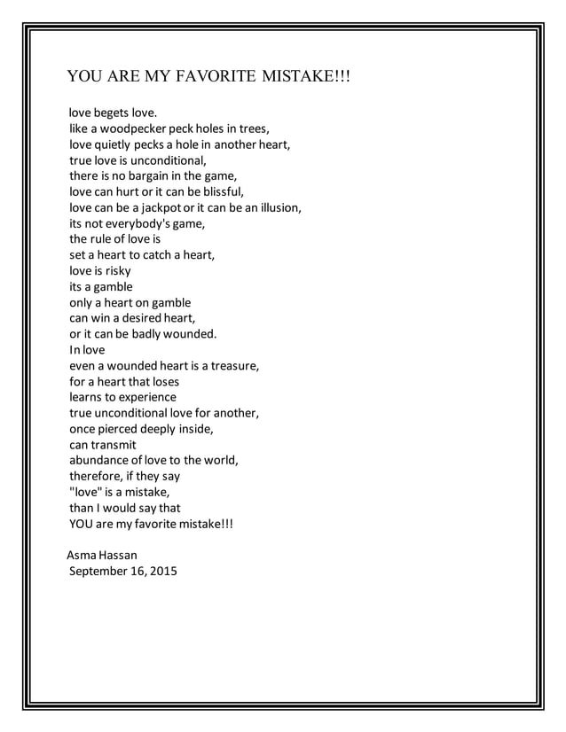 YOU ARE MY FAVORITE MISTAKE Asma Hassan PDF