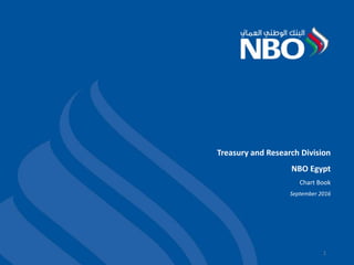 Treasury and Research Division
NBO Egypt
Chart Book
September 2016
1
 
