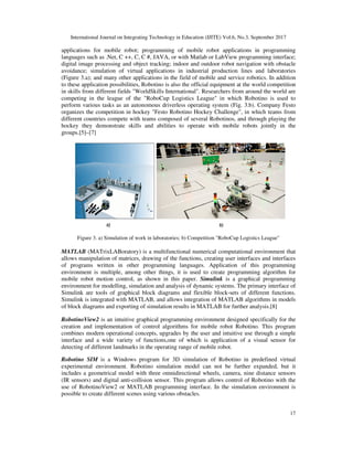 Different Applications of Mobile Robots in Education | PDF