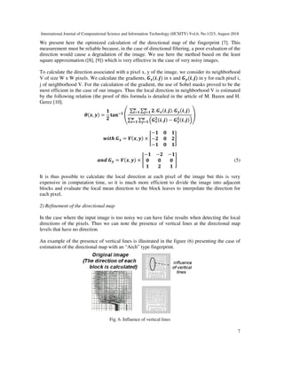 PREPROCESSING ALGORITHM FOR DIGITAL FINGERPRINT IMAGE RECOGNITION | PDF