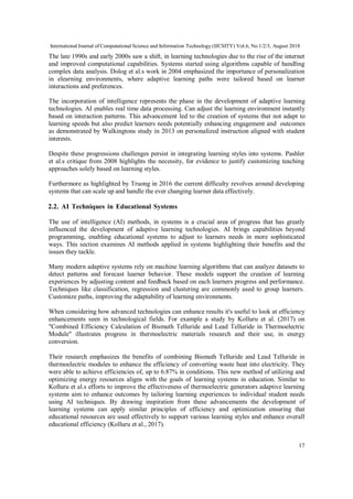 Adaptive Learning Systems: Harnessing AI for Customized Educational ...