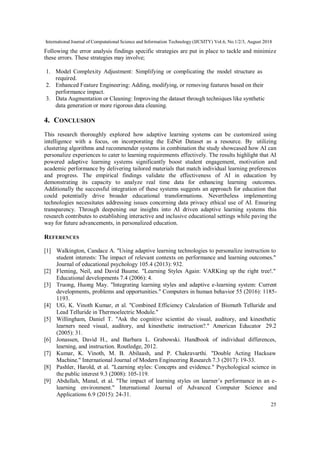 Adaptive Learning Systems: Harnessing AI for Customized Educational ...