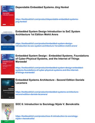 Introduction To Embedded Systems 2nd Edition K. V Shibu | PDF