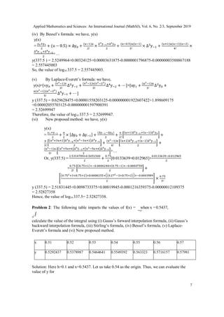 A NEW METHOD OF CENTRAL DIFFERENCE INTERPOLATION | PDF