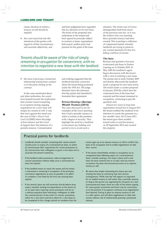 PLJ Article - Holding Over