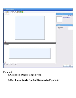 Figura 5
5. Clique em Opções Disponíveis;
6. É exibida a janela Opções Disponíveis (Figura 6);
 