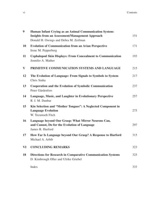 Evolution of Communication Systems D. Kimbrough Oller | PDF