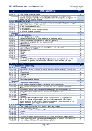 Audit_4801 Safety Management Systems_Report Example | DOCX