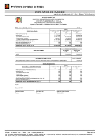 Prefeitura Municipal de Ilheus
Diário Oficial do Município
segunda-feira, 30 de janeiro de 2017 | Ano II - Edição nº 00110 | Caderno 1
Praça J. J. Seabra S/N – Centro | S/N | Centro | Ilhéus-Ba Página 019
Este documento foi assinado digitalmente por SERASA Experian conforme MP n. 2.200-2/2001 de 24/08/2001, que institui a infra-estrutura de Chaves Públicas Brasileira -
ICP - Brasil. Cetificação diigital: 1A087F827C516EE94B4DEBD92CB5D2B7
Prefeitura Municipal de Ilheus
Diário Oficial do Município
segunda-feira, 30 de janeiro de 2017 | Ano II - Edição nº 00110 | Caderno 1
 