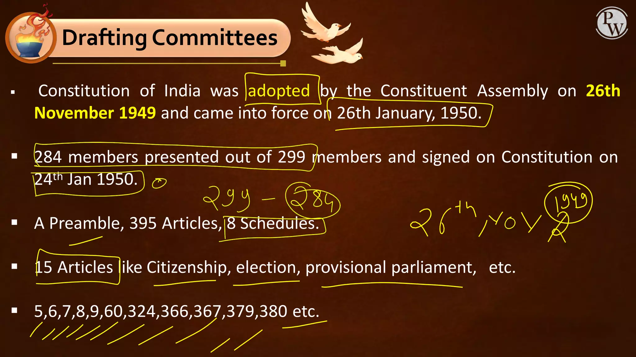 01 Making Of Indian Constitution Class Notes Vikrant Pdf Politics