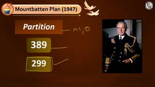 Mountbatten Plan (1947)
Partition
389
299
 