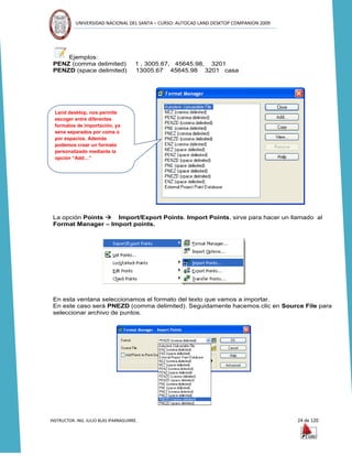 63661873 manual-del-curso-autocad-land-desktop-2009 | PDF