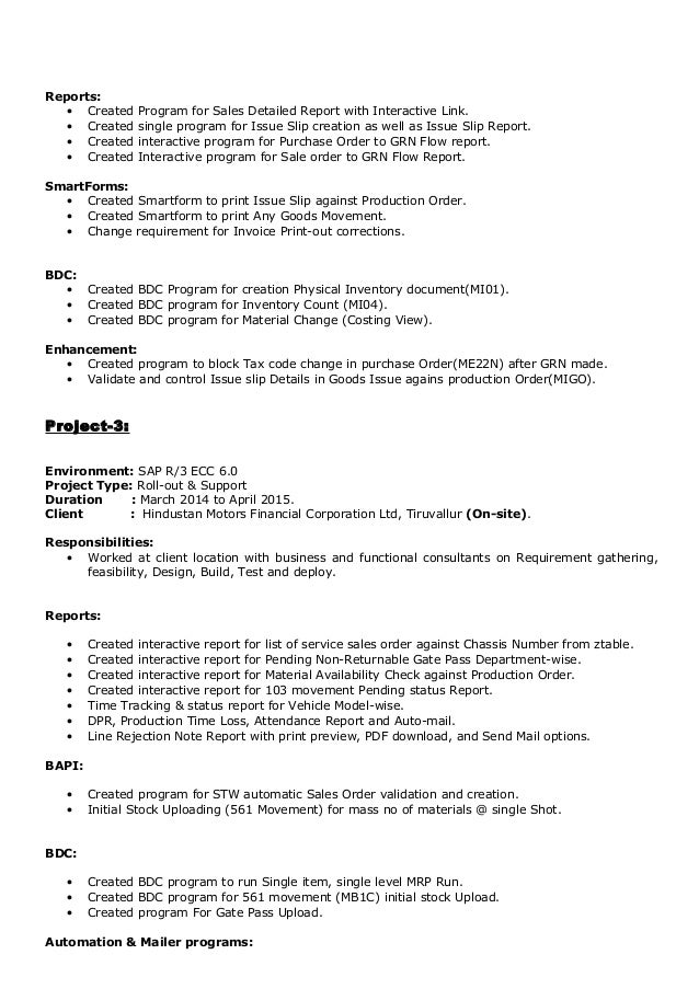 financial consultant cv