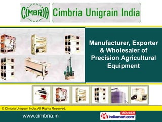 Manufacturer, Exporter & Wholesaler of Precision Agricultural Equipment 