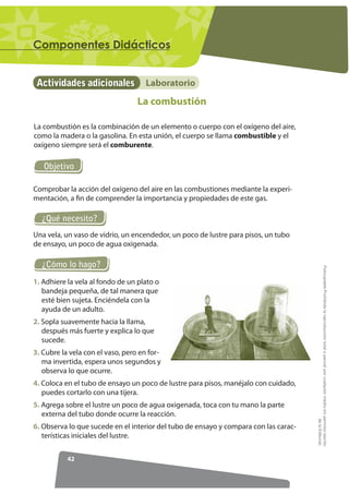 RPSRQHQWHV 'LGiFWLFRV


 Actividades adicionales             Laboratorio
                                  La combustión

...