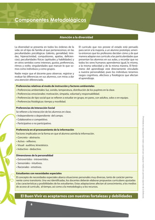 RPSRQHQWHV 0HWRGROyJLFRV


                                           Atención a la diversidad


La diversidad se presenta...