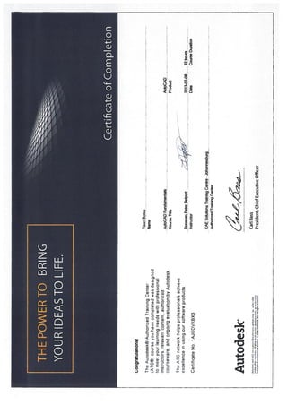 Certificates - Tiaan Botes