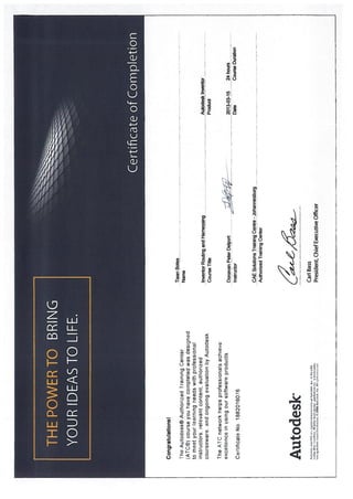 Certificates - Tiaan Botes