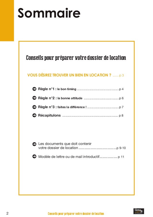 lettre accompagnement dossier location appartement
