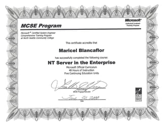 NT Server in the Enterprise