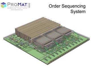 2013 MHI? Copyright claimed as to audiovisual works of seminar sessions and sound
recordings of seminar sessions. All rights reserved.
Order Sequencing
System
 