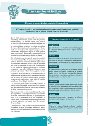 El proyecto como método y producto del aprendizaje


        El Proyecto de aula es un trabajo intelectualmente complejo, ...