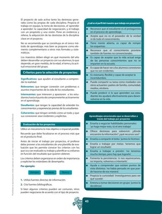 El proyecto de aula activa tanto las destrezas gene-
                                                                     ...