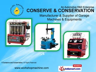 Manufacturer & Supplier of Garage  Machines & Equipments 