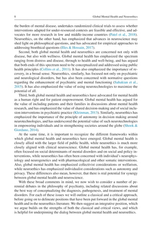 Global Mental Health and Neuroethics 1st Edition Dan J. Stein (Editor ...