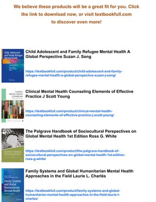 Global Mental Health and Neuroethics 1st Edition Dan J. Stein (Editor ...