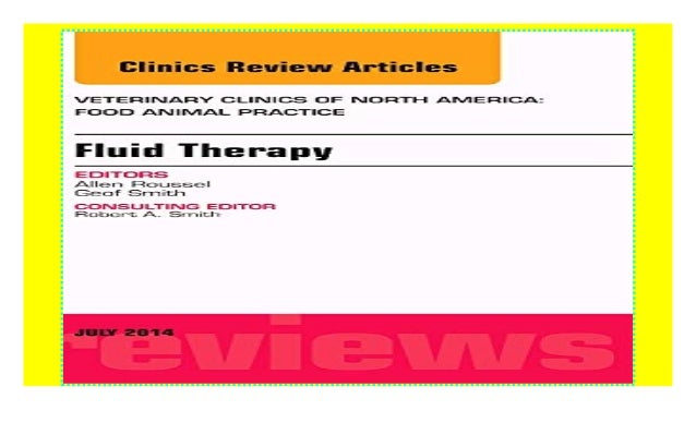 Veterinary clinics of north america: food animal practice