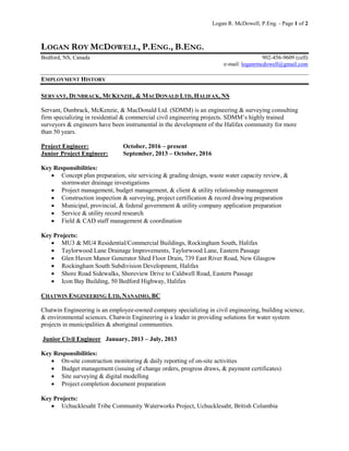 Logan McDowell Resume PDF