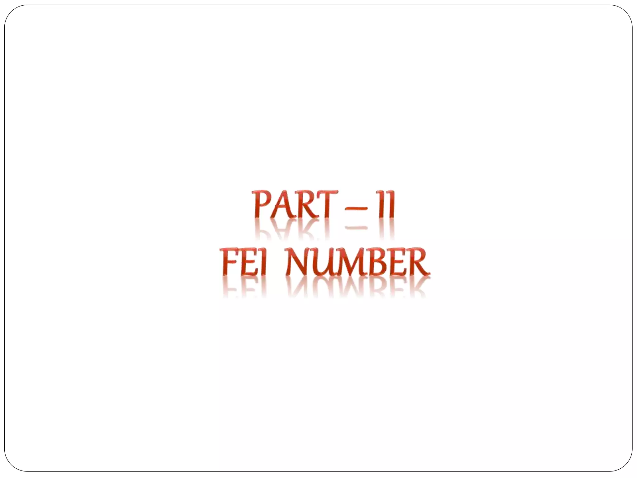 D-U-N-S & FEI Number | PPTX