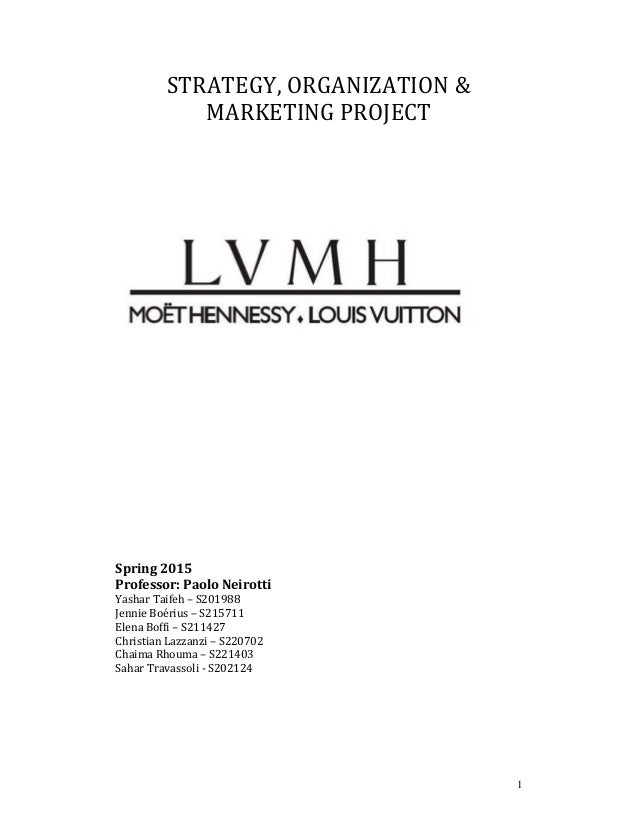 Lvmh Organizational Chart 2017