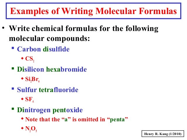 How to write nitrogen monoxide