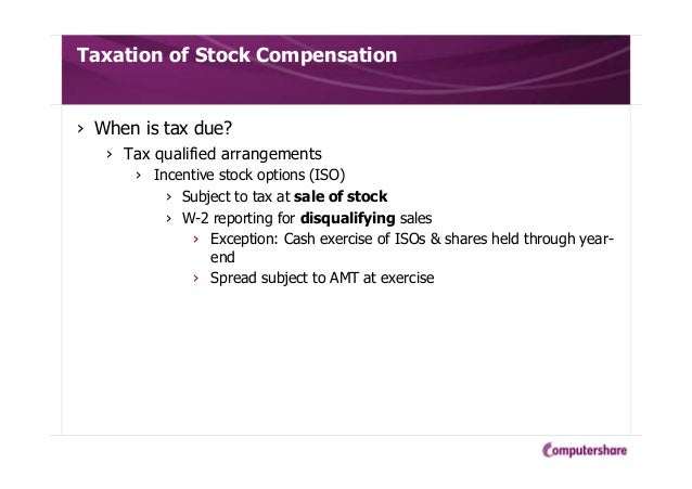 Fica tax on incentive stock options