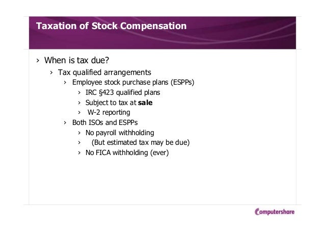 Tax withholding on non-qualified stock options