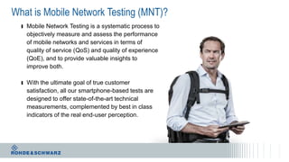 Mobile Network Testing | PPTX