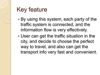 Smart city transport system | PPTX
