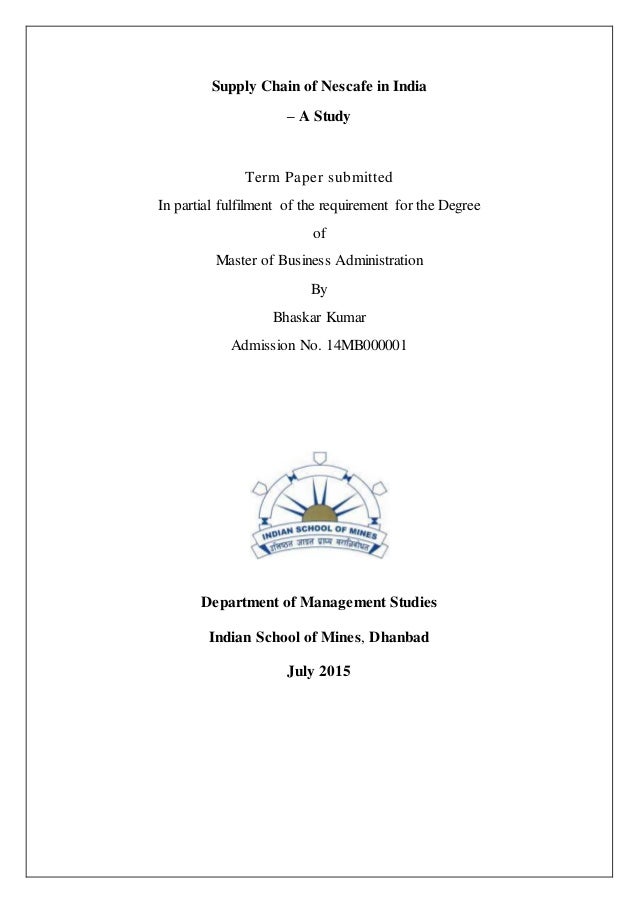 Cafeteria distribution essay image