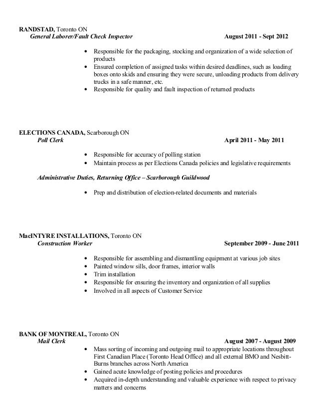 a hardcopy resume