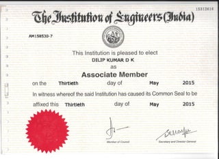 IEI certificate