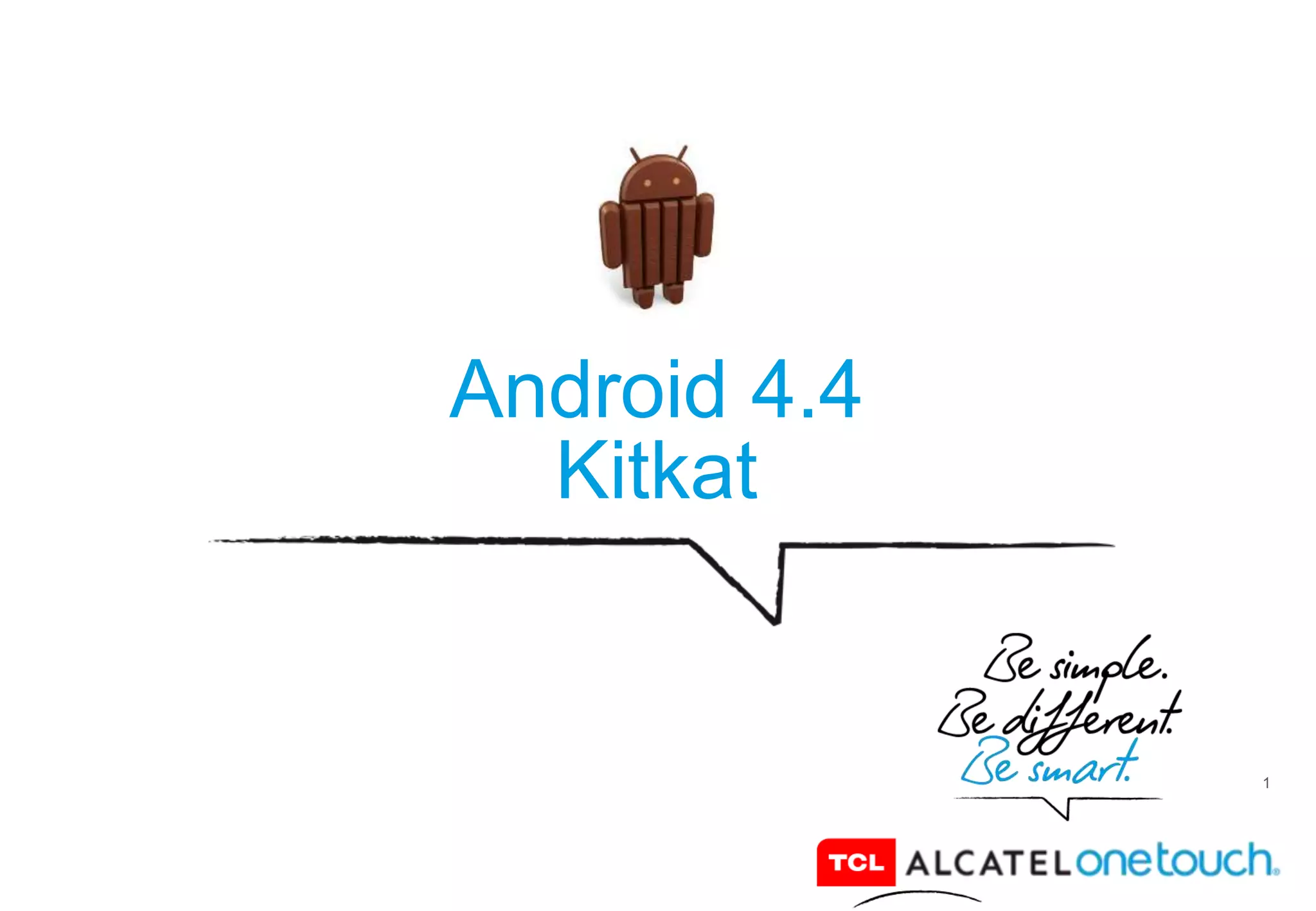 1
Android 4.4
Kitkat
 